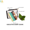 recharkha Upcycled Handwoven Executive Diary Cover Inside View