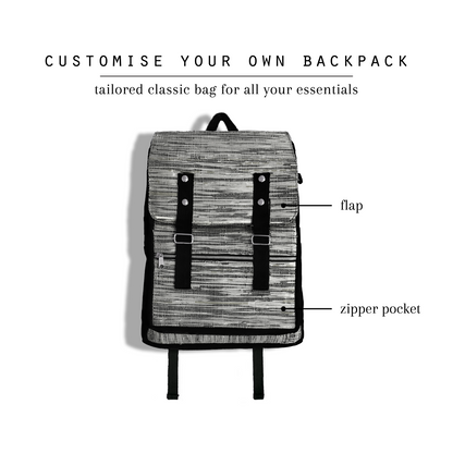 recharkha upcycled handwoven Milind Soman Backpack